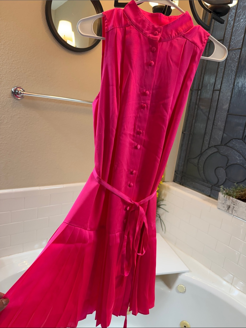 Alden Adair Bella Dress in Neon Pink. NEW with Tags . Medium